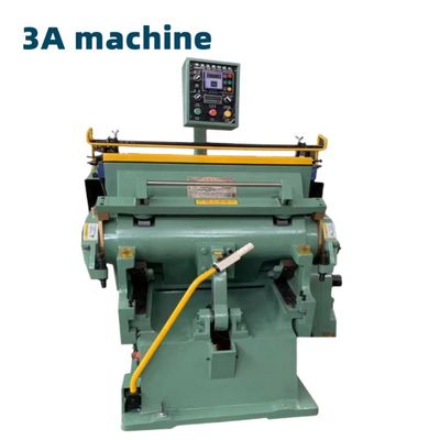 Máquina semiautomática para cortar a presión para el pliegue de papel