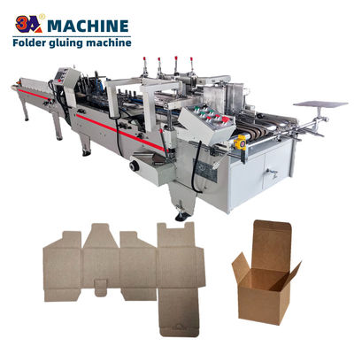 Máquina automática para formar papel con carpeta de caja mini corrugada