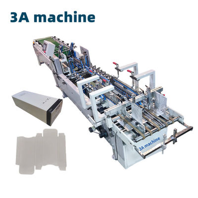 1200 KG Tipo de accionamiento mecánico Máquina de pegamento de carpetas totalmente automática para cajas de cigarrillos