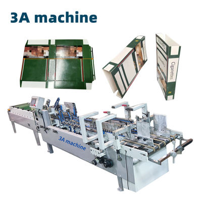 Máquina de pegado de carpetas fácil de operar Mini Box para pegamento lateral y plegado