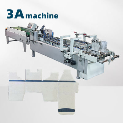 Máquina para hacer cajas de cartón 230m/min Velocidad de trabajo Adecuada para cajas de 250g-650g
