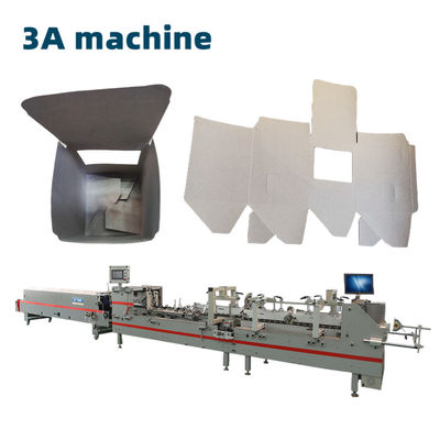 SHH-800AG-2 Máquina de pegamento automática de carpeta de flexo con bloqueo en el fondo para soluciones de embalaje