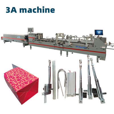 SHH-800AG-2 Gluer automático de carpeta de bloqueo de fondo para la inspección de salida de la caja de almuerzo