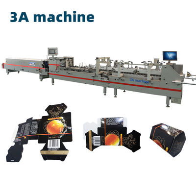 AS-800 Bloqueador automático de fondo de papel de carpeta de la máquina plegable Gluer fácil de mantener