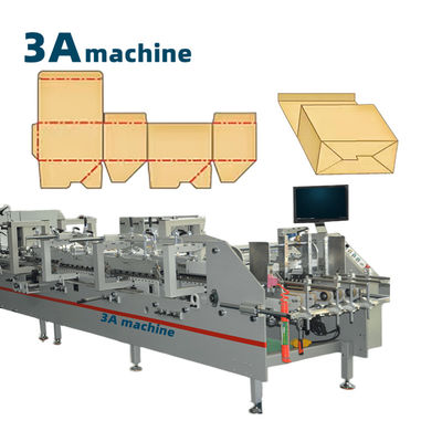 380V3P CQT 900YG-2 Pre-doblado de la cerradura de la parte inferior de la caja automática haciendo carpeta de la máquina de pegamento