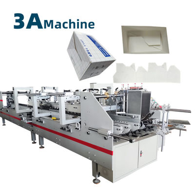 CQT 900YG-2 Preplegado Bloqueo de fondo doble piezas de cartón corrugado automático carpeta de adhesivo Flexo carpeta de adhesivo máquina