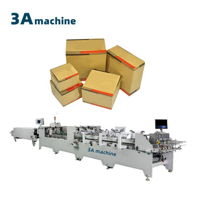 3700 kg Capacidad Máquina de pegado de papel de doble bloqueo para cajas onduladas