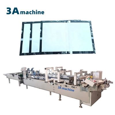 Fácil de operar Máquina de pegado lateral de cubierta de libro Máquina de pegado de borde de caja plegable