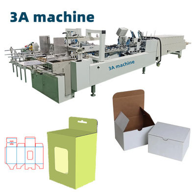Máquina de pegamento de carpetas CQT 800A para pegamiento automático de cajas de cartón mini/cajas corrugadas
