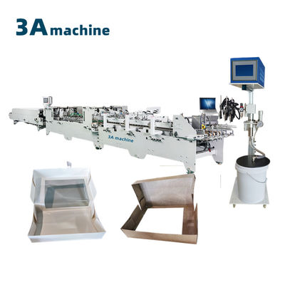 Máquina de pegado de carpetas CQT-1300 fácil de operar para caja de 4 esquinas y caja de papel de 6 esquinas