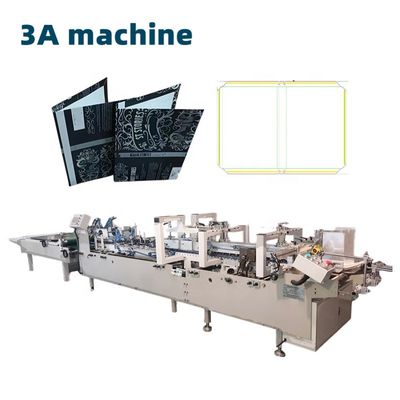 Velocidad de 250 m/min Componentes centrales del PLC CQT-800BS Máquina automática para pegar la cubierta del libro