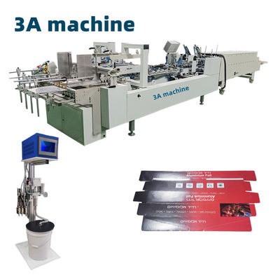 CQT-800 Máquina automática de pegamento de carpetas para papel de aluminio y caja de embalaje de papel de estaño