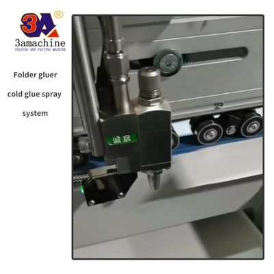Pistola de pulverización de pegamento frío con accionamiento neumático para la máquina de pegado de papel de alta precisión 3A