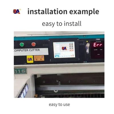Máquina de corte de papel de control programado de 220 V con capacidad de corte de 0,06 metros cuadrados