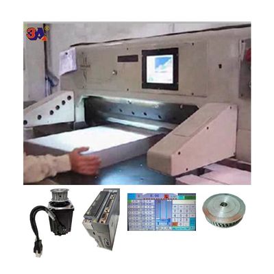Máquina de corte de papel con sistema de control de salida de vídeo y programa