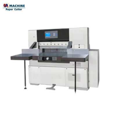 K92-7 Máquina automática de corte de papel de guillotina de microcorte de control con capacidad de 4500 kg