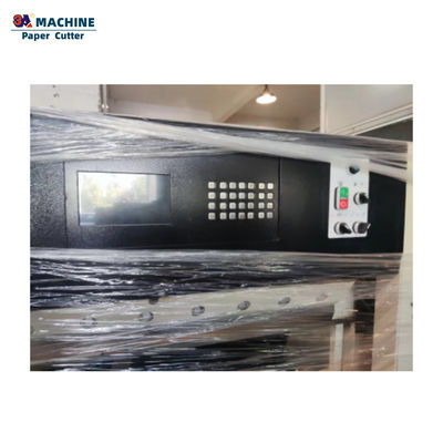 K92-7 Máquina automática de corte de papel de guillotina de microcorte de control con capacidad de 4500 kg