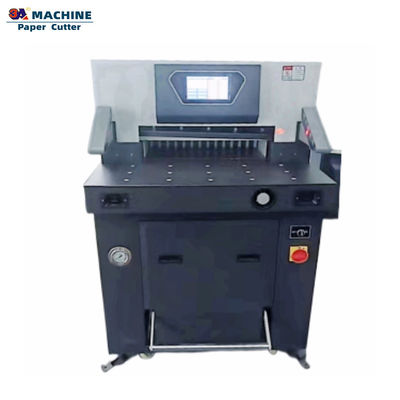 3A Cortador de papel eléctrico con sistema hidráulico y dimensiones de 128cm * 95cmm * 136cm