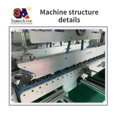 Máquina de pegado de carpetas de cartón 3A controlada por PLC para la producción automática de cajas