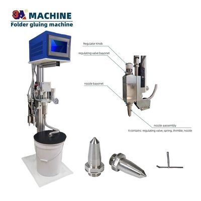 Dispensador automático de pegamento 90 KG máquina de rociado de pegamento para pegamento en frío