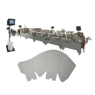 Innovadora máquina de pegado de carpetas y papel corrugado con bloqueo automático