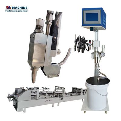 Máquina de pegado de 90 kg de capacidad para cajas de cartón cajas onduladas y cajas de alimentos
