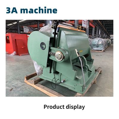 Máquina semiautomática para cortar a presión para el pliegue de papel
