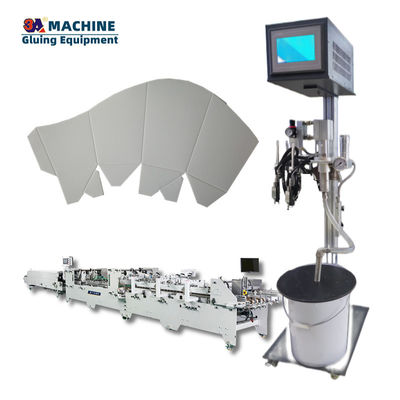 3ACQ2 Automático 6 canales 2 armas de cajas de cartón máquina para la fabricación de cajas de papel