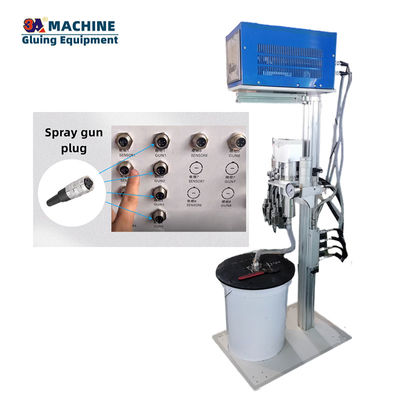 90 kg Peso 3ACQ6 Semi-automático Gluer de carpeta para 6 canales y 6 armas por 3ACQ6