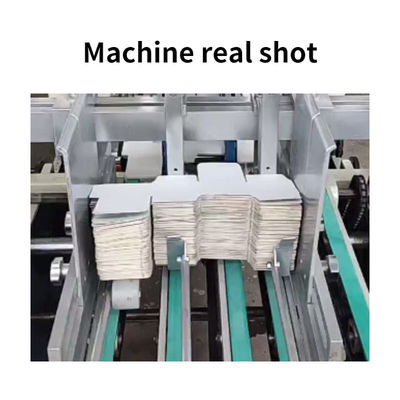 Máquina de plegado y pegado de cajas con cajas de voltaje de 380V