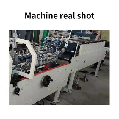 Máquina de plegado y pegado de cajas con cajas de voltaje de 380V