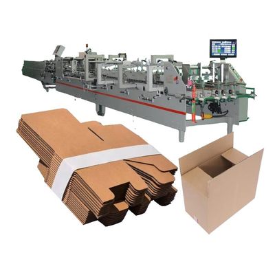 Máquina automática de pegamento de carpetas de cartón para cajas corrugadas estable y duradera