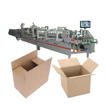Máquina automática de pegamento de carpetas de cartón para cajas corrugadas estable y duradera