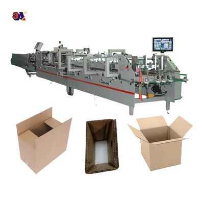 Máquina automática de pegamento de carpetas de cartón para cajas corrugadas estable y duradera