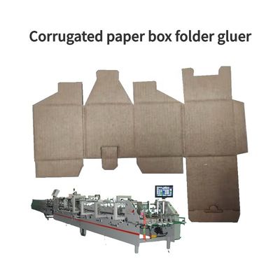 Máquina automática de pegamento de carpetas de cartón para cajas corrugadas estable y duradera