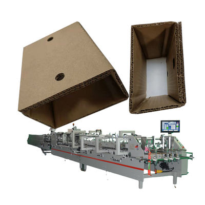 Gluer de carpeta totalmente automático para la fabricación de material de embalaje de madera y cajas de cartón