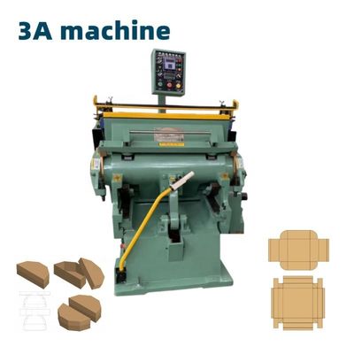 Alta seguridad y rendimiento de las tarjetas de PVC CQT*750 Máquina automática de corte a presión para cajas de cartón