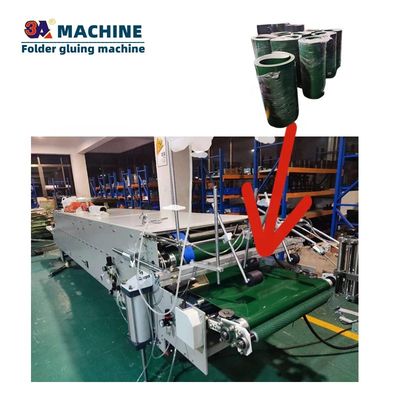 Partes de repuesto de la máquina de pegado plegable de caja de longitud personalizable para pegado y prensado de caja