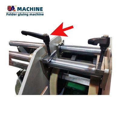 Gluer de carpetas de cartón plegable automático para materiales de embalaje de papel y cartón