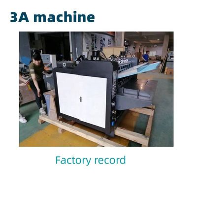 CQT-1000 Máquina automática de laminado de hojas de cartón con flauta para papel de espesor 150-550 g