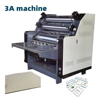 Máquina de laminado de cartón corrugado con voltaje de 380 V y potencia de generadores de 3 kW