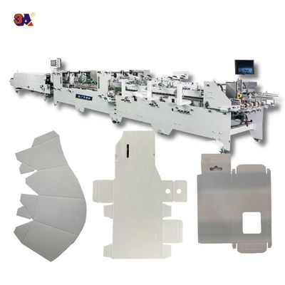 Máquina de plegado de cartón para pegamento de carpetas semiautomática Máquina de pegado de carpetas para la máquina de pegado de caja 380V3P