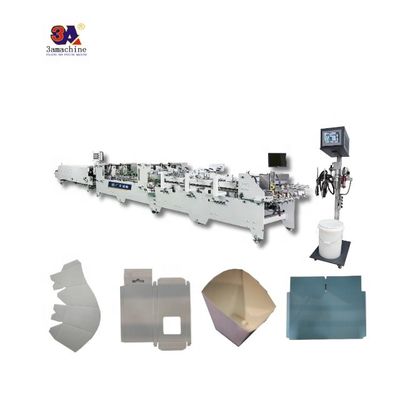 Máquina de plegado de cartón para pegamento de carpetas semiautomática Máquina de pegado de carpetas para la máquina de pegado de caja 380V3P
