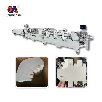 Máquina de plegado de cartón para pegamento de carpetas semiautomática Máquina de pegado de carpetas para la máquina de pegado de caja 380V3P