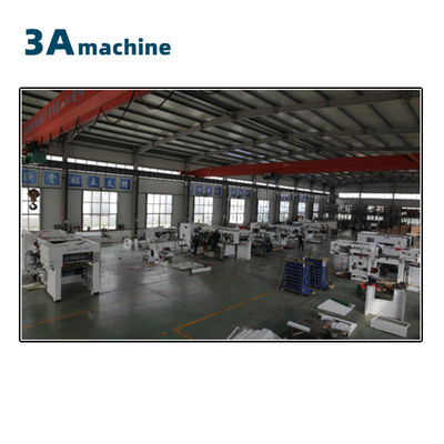 Máquina de plegado de papel de 18 kW CQT-1060 con corte a presión de despojo, crujido y pegado