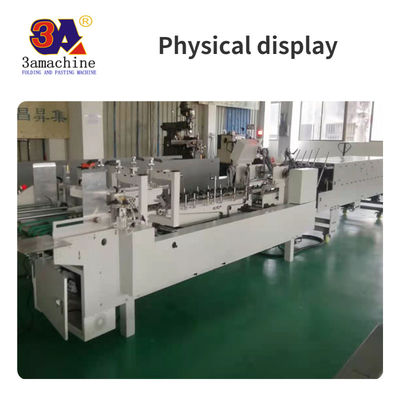 Caja desplegada tamaño de papel más ancho 600 mm Caja automática plegable máquina de pegamento carpeta de pegamento