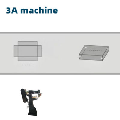 CQT-TJ Manual de papel rígido caja de esquina cinta adhesiva de la máquina de pegado de carpetas de pegamento