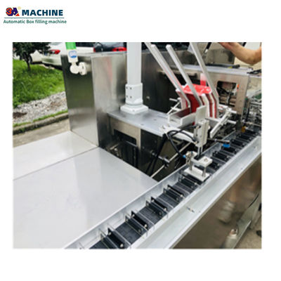 Máquina de llenado de cajas multifunción de 50 bolsas/min para un llenado preciso y consistente