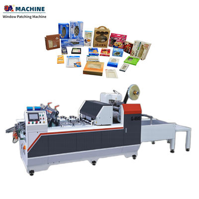Máquina de plegado de papel L540 * W130 * 160cm Velocidad automática completa 650S Parche de ventanas
