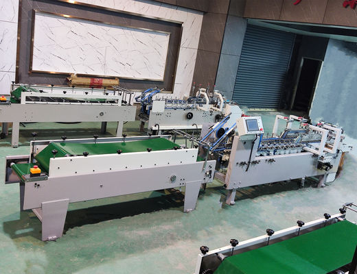 250 m/min Velocidad de trabajo Pegador de carpetas semiautomático para una pegada rápida y precisa del papel